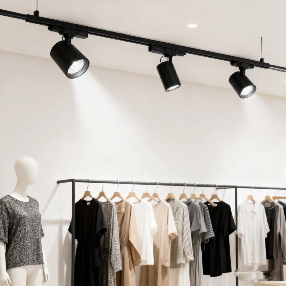 Why POWER CCT switchable track lights can enhance your shops lighting