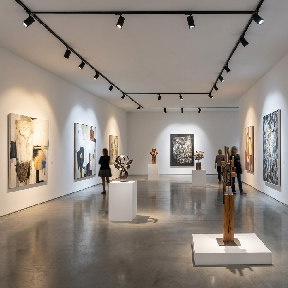 The Ultimate Museum-Grade Solution: Why 3CCT & Power-Switchable TRIAC Track Lights are the Future of Gallery Lighting