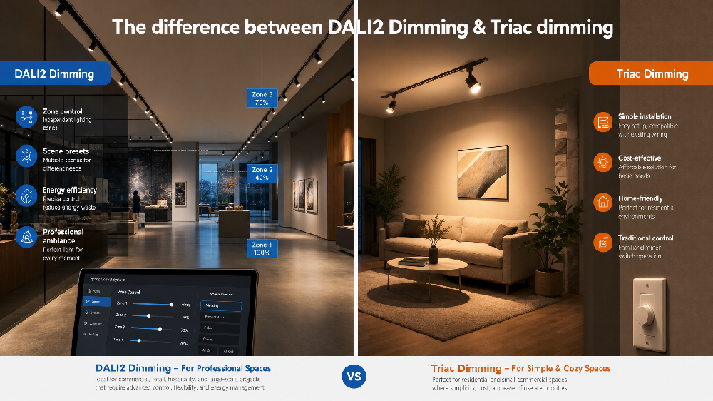 DALI2 Dimming Track Light & Triac Dimmable Track Light: Which Is the Best Lighting Solution in 2026?