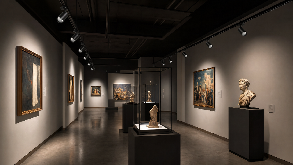 Museum CCT Track Lighting Design: How We Achieved Perfect Anti-Glare in Art Galleries