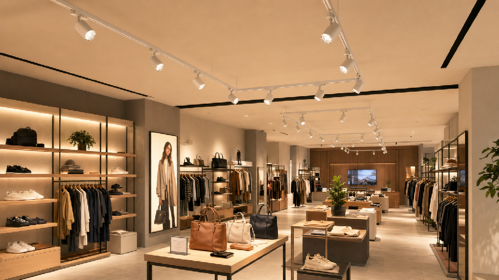 Select a Track Spotlight for Retail Shop Lighting Without Overlighting the Space- 2026 guidance